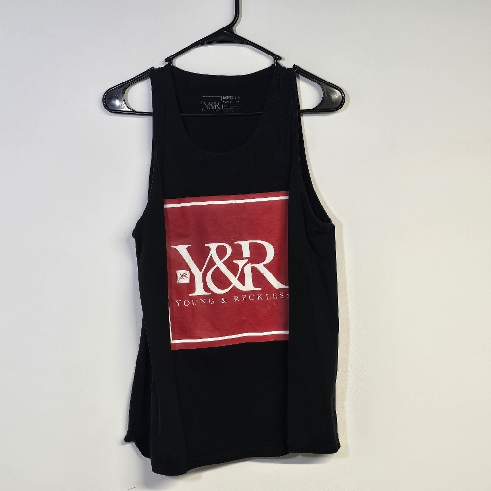 Young & Reckless Black Tank Top